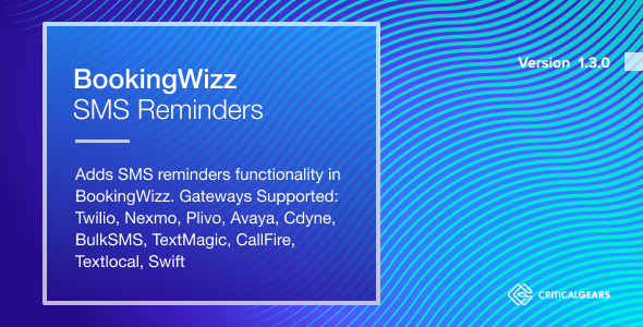 BookingWizz SMS Reminders - CodeCanyon Item for Sale