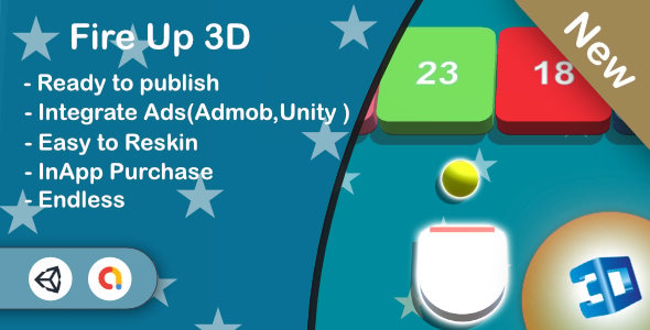 Fire Up 3D (Unity Game+Admob+iOS+Android) - CodeCanyon Item for Sale