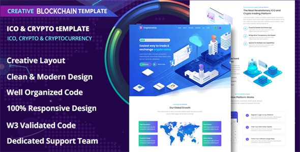 Ranzy - ICO and Crypto Template - CodeCanyon Item for Sale