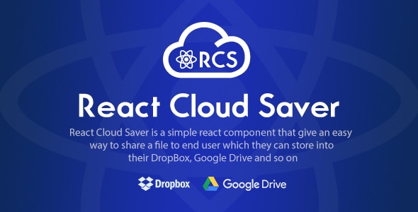 React Cloud Saver - React Component for File Sharing - CodeCanyon Item for Sale
