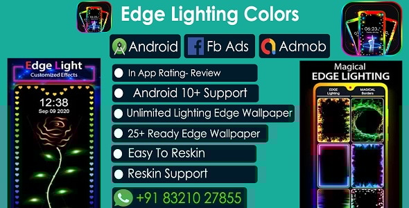 Edge Lighting Colors With Admob & Facebook Ads - CodeCanyon Item for Sale