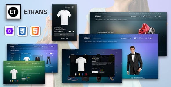 eTrans - eCommerce HTML Template - CodeCanyon Item for Sale
