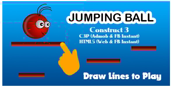Jumping Ball Game (Construct 3 | C3P | HTML5) Endless Game - CodeCanyon Item for Sale