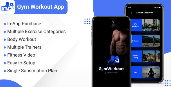 Gym Workout - Fitness App for Personal Trainers - CodeCanyon Item for Sale