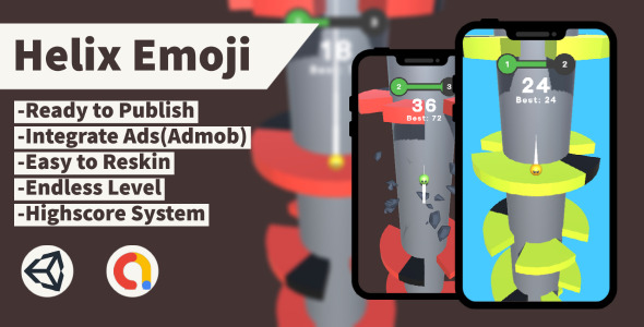 Helix Emoji (Unity+Admob+Android+IOS) - CodeCanyon Item for Sale