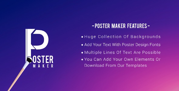 Poster Maker – Flyer Creator, Ad Banner Designer With Admob and Facebook Ads - CodeCanyon Item for Sale