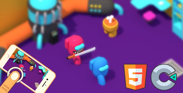Red Impostor vs. Crew (HTML5 Game - Construct 3) - CodeCanyon Item for Sale