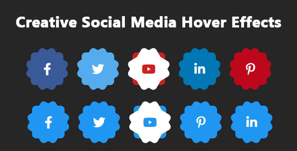 Creative Social Media Hover Effects - CodeCanyon Item for Sale