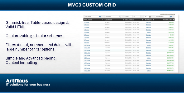 .NET CUSTOM GRID - CodeCanyon Item for Sale