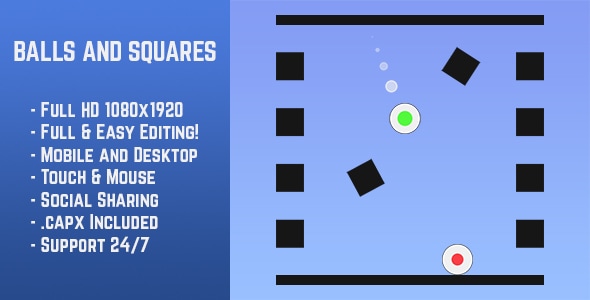 Balls and Squares - CodeCanyon Item for Sale