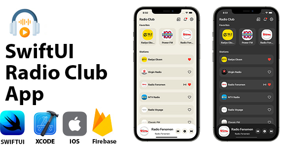Radio Club App | SwiftUI Full iOS Application - CodeCanyon Item for Sale