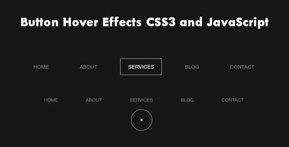 Button Hover Effects CSS3 and JavaScript - CodeCanyon Item for Sale