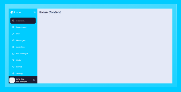 Insha - Css3 Responsive Sidebar Menu - CodeCanyon Item for Sale