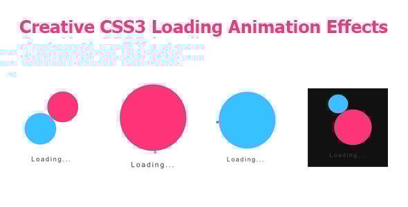 Creative CSS3 Loading Animation Effects - CodeCanyon Item for Sale