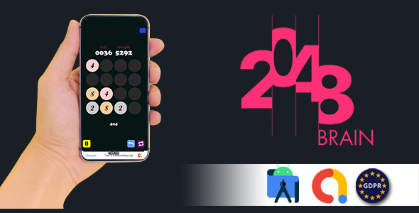 2048 Brain(Android Studio + ADMOB) - CodeCanyon Item for Sale
