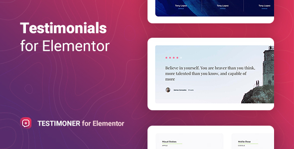 Testimoner – Reviews with Microdata for Elementor - CodeCanyon Item for Sale