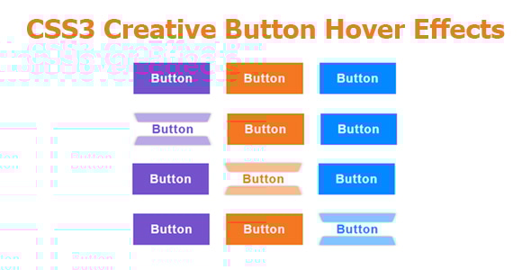 CSS3 Creative Button Hover Effects - CodeCanyon Item for Sale