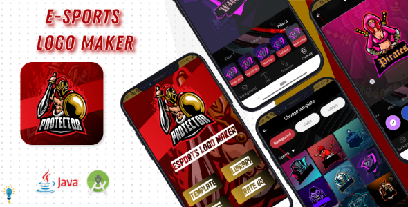 E-Sports Logo Maker - Android Code - CodeCanyon Item for Sale