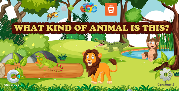 What Kind Of Animal Is This - Educational Game - (Capx/C3p) - CodeCanyon Item for Sale