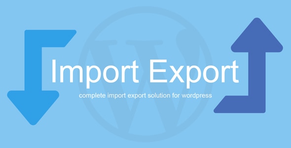 WP Import Export - CodeCanyon Item for Sale