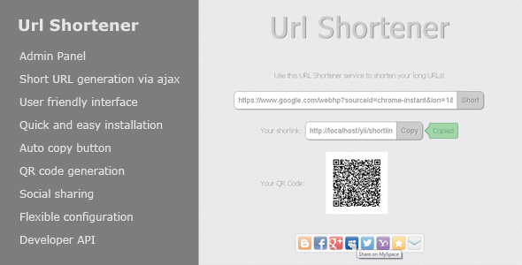 Url Shortener - CodeCanyon Item for Sale