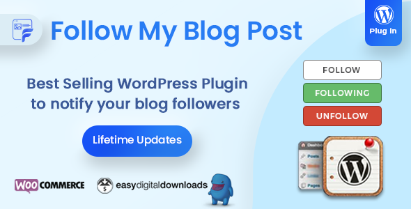 Follow My Blog Post - WordPress / WooCommerce Plugin by wpweb | CodeCanyon