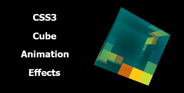 CSS3 Cube Animation Effects - CodeCanyon Item for Sale