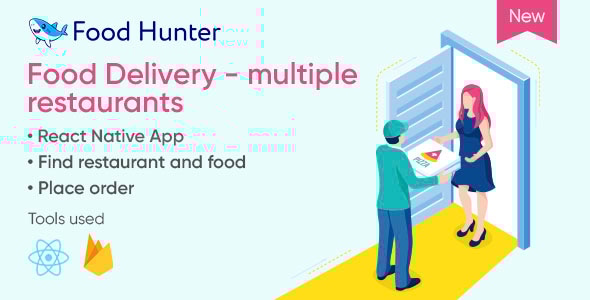 Food Delivery Mobile App React Native - Multi Restaurants - Food Hunter - CodeCanyon Item for Sale