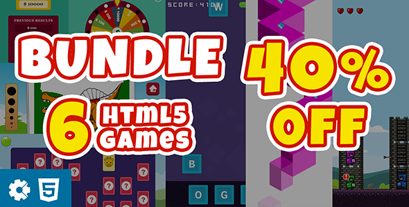 06 HTML5 Games Bundle 1 (.capx) - CodeCanyon Item for Sale