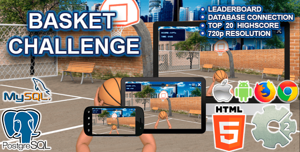 Basket Challenge ( HTML5 + Database Connection) - CodeCanyon Item for Sale