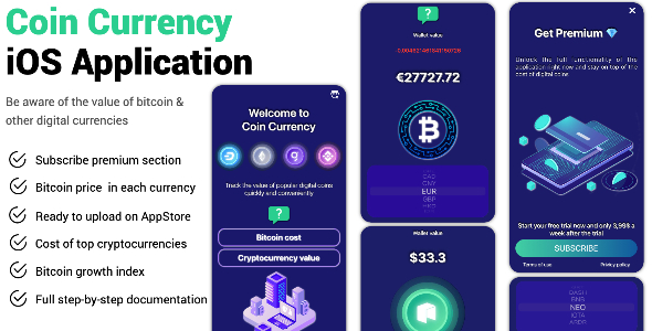 Coin Currency iOS Application - CodeCanyon Item for Sale