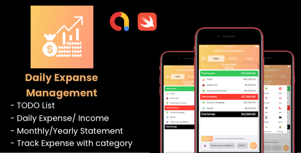 Daily Expense Management - CodeCanyon Item for Sale