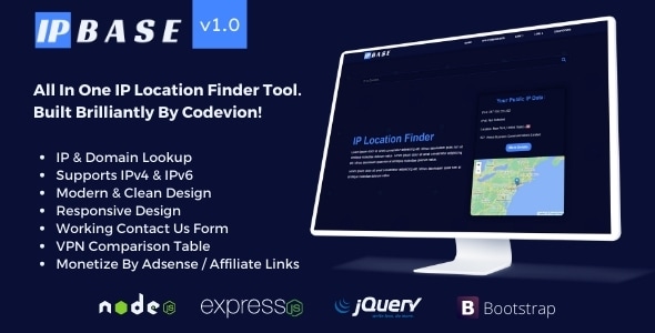 IP Base - IP Location Finder - CodeCanyon Item for Sale