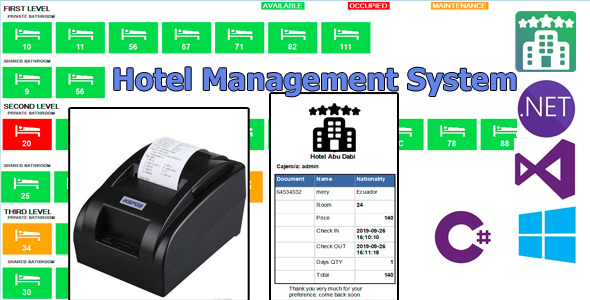 Hotel Management System - With MySql - CodeCanyon Item for Sale