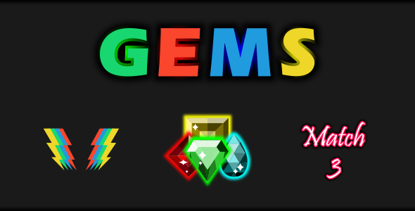 Gems Match 3 - CodeCanyon Item for Sale