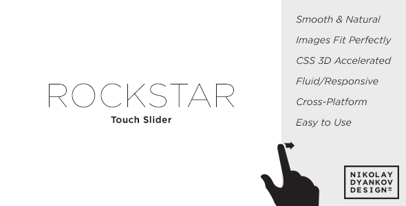 Rockstar Slider - jQuery Touch Slider/Gallery - CodeCanyon Item for Sale