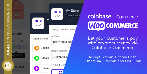 Coinbase Commerce for WooCommerce - CodeCanyon Item for Sale