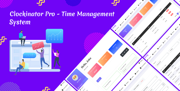 Clockinator Pro - Staff & Time Management system - CodeCanyon Item for Sale