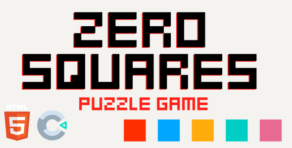 Zero Squares - Puzzle Game - HTML5 (Construct 3) - CodeCanyon Item for Sale