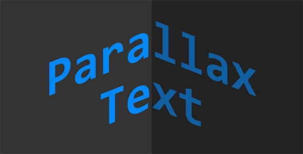 Text Parallax Effects in JavaScript - CodeCanyon Item for Sale
