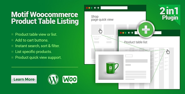 WooCommerce Product Table – Custom Listing & Quick Order Table - CodeCanyon Item for Sale