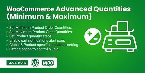 WooCommerce Min Max Quantities – Set Minimum, Maximum & Step Rules - CodeCanyon Item for Sale