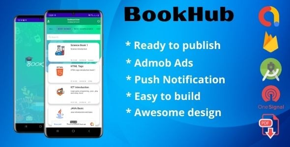 BookHub (Book App User + Admin Dashboard) - CodeCanyon Item for Sale