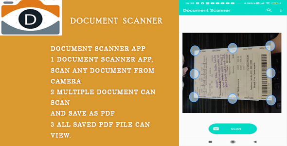 Document Scanner -Android app - CodeCanyon Item for Sale