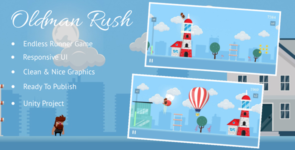 Oldman Rush - Complete Unity Game - CodeCanyon Item for Sale