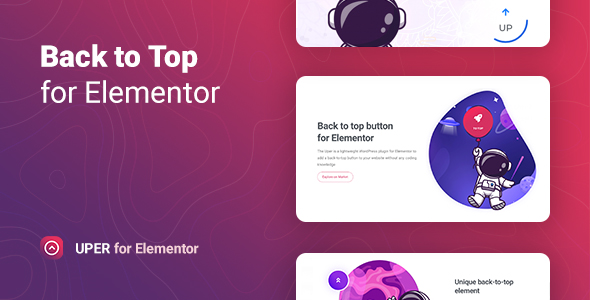Uper – Back to Top Button for Elementor - CodeCanyon Item for Sale