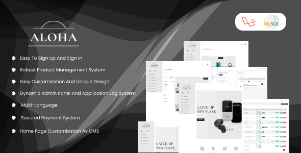 Aloha - eCommerce CMS for Electronics Gadgets - CodeCanyon Item for Sale