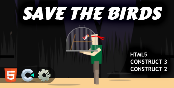 Save The Birds HTML5 Construct 2/3 Game - CodeCanyon Item for Sale