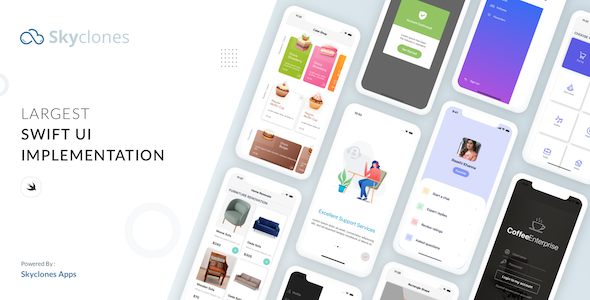 SkyControls SwiftUI Design UI kit - CodeCanyon Item for Sale