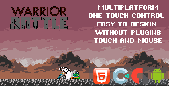 Warrior Battle - Template for Construct 3 - CodeCanyon Item for Sale
